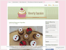 Tablet Screenshot of gloverlycupcakes.com